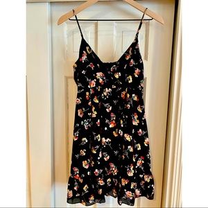 Madewell silk cami crossover dress, size 2